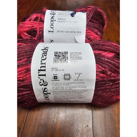 Loops and threads mixed up 2 skeins - Picture 4 of 5